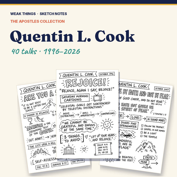 Quentin L. Cook: Every Conference Talk in Sketch Notes