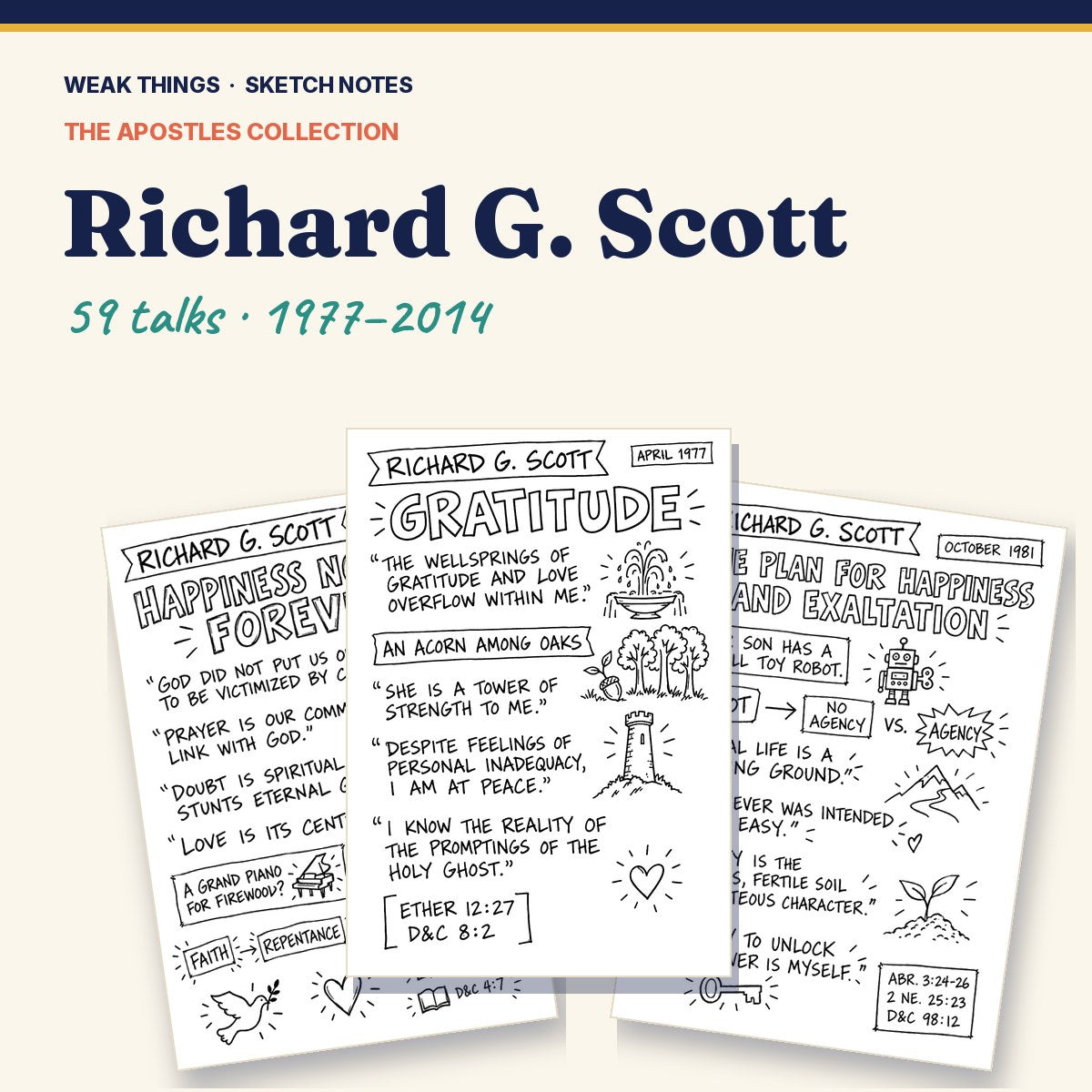 Richard G. Scott: Every Conference Talk in Sketch Notes cover