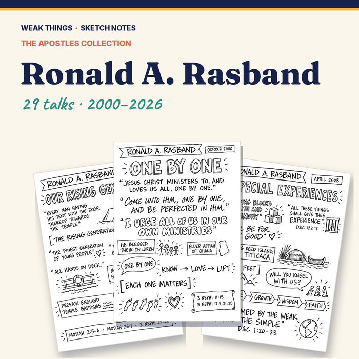 Ronald A. Rasband: Every Conference Talk in Sketch Notes