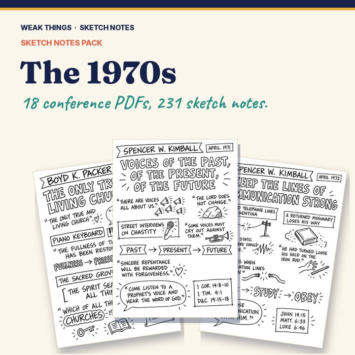 The 1970s: Every Conference in Sketch Notes (1971–1979)