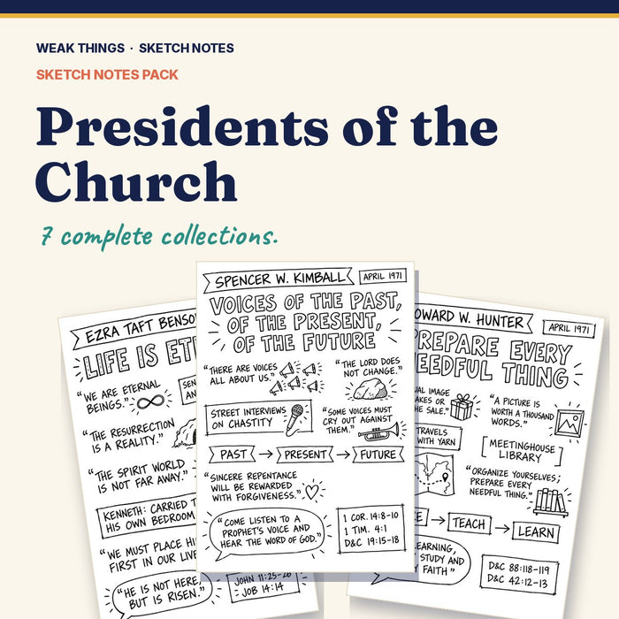 Presidents of the Church: Sketch Notes Collections