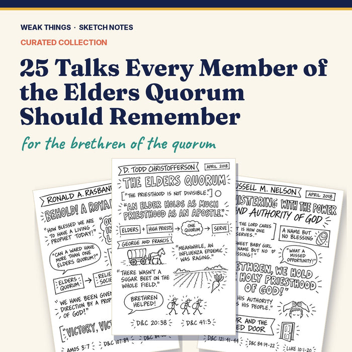 25 Talks Every Member of the Elders Quorum Should Remember