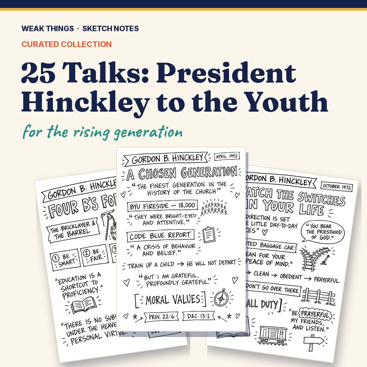 25 Talks: President Hinckley to the Youth cover