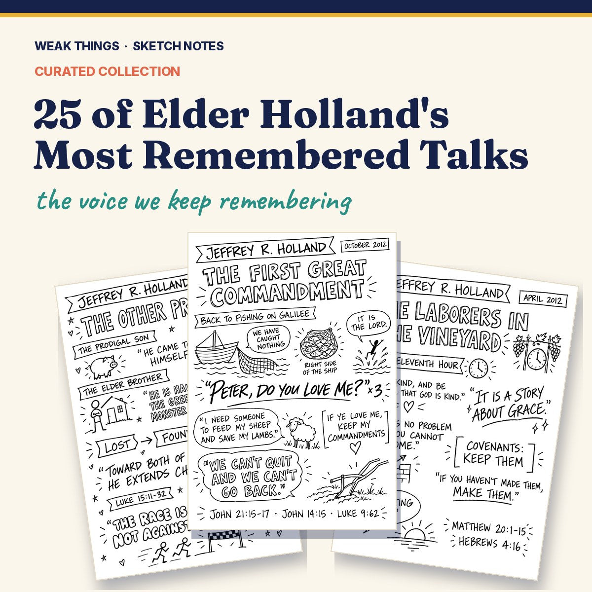 25 of Elder Holland's Most Remembered Talks cover