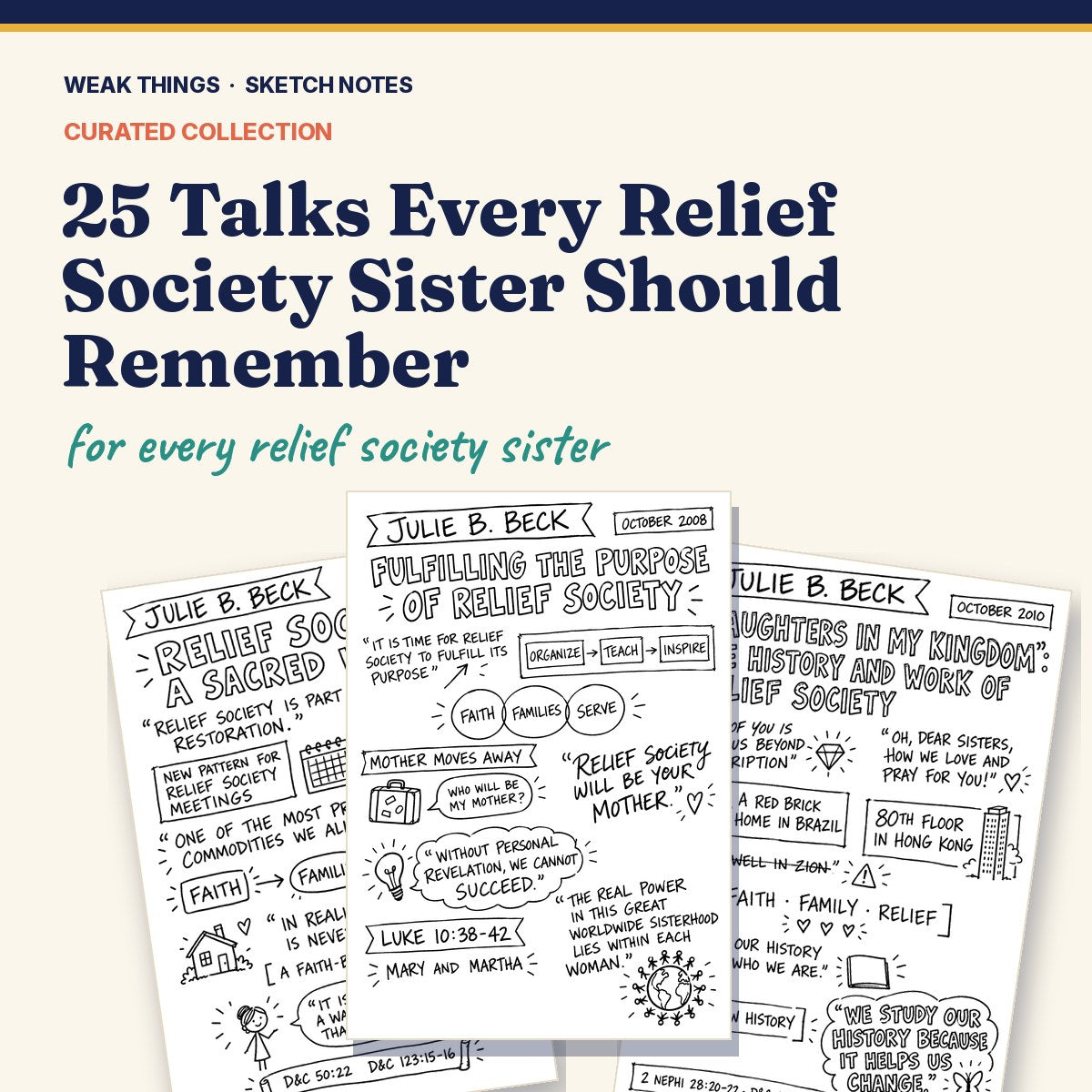 25 Talks Every Relief Society Sister Should Remember cover