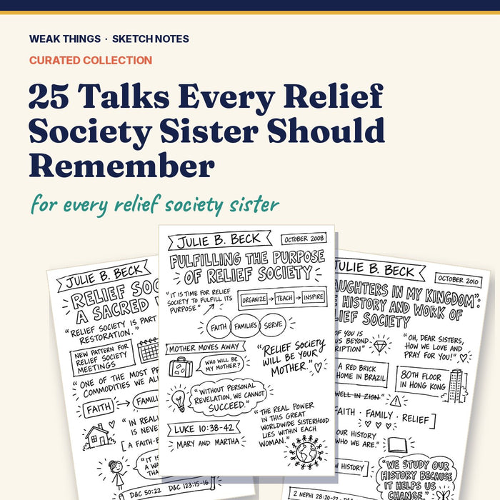 25 Talks Every Relief Society Sister Should Remember