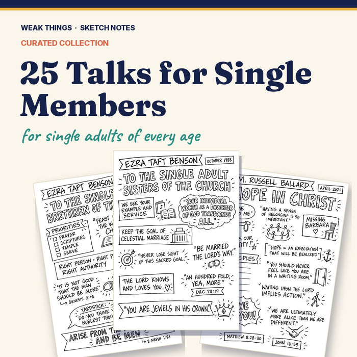 25 Talks for Single Members