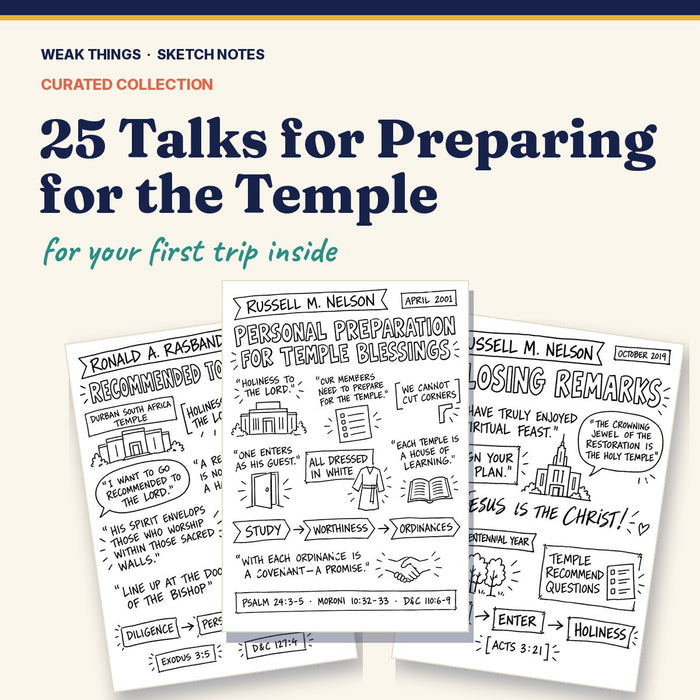 25 Talks for Preparing for the Temple
