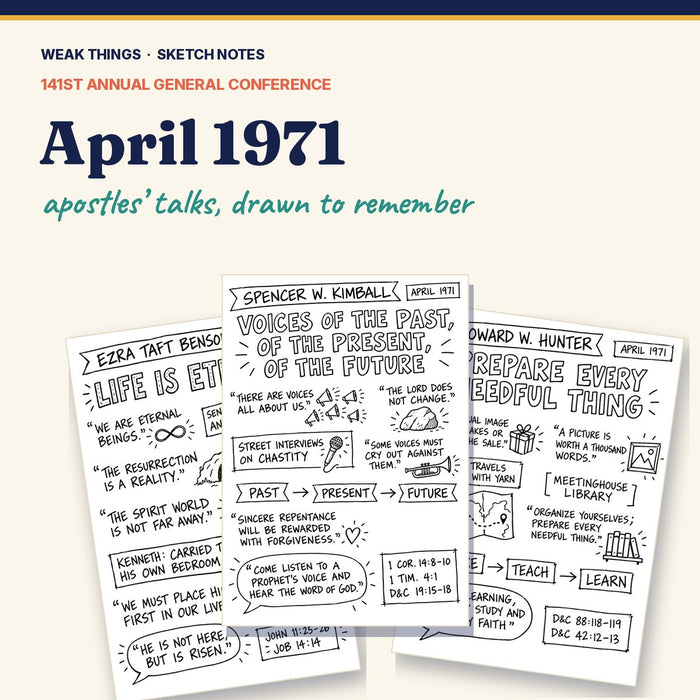 April 1971 General Conference Sketch Notes