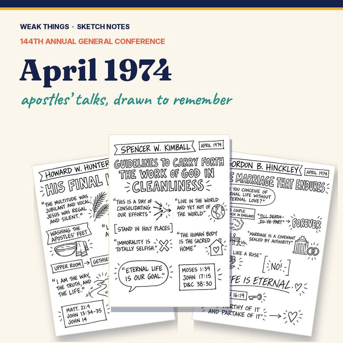 April 1974 General Conference Sketch Notes