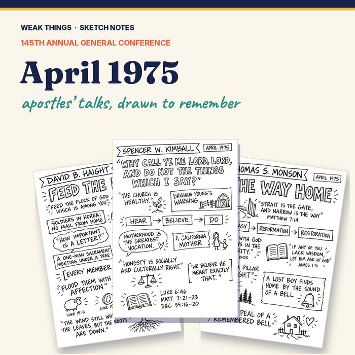 April 1975 General Conference Sketch Notes
