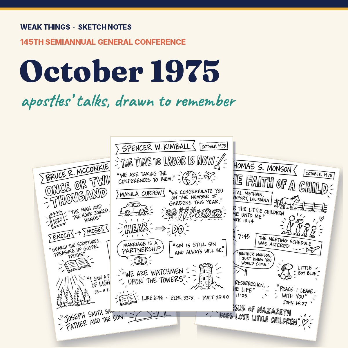 October 1975 General Conference Sketch Notes cover