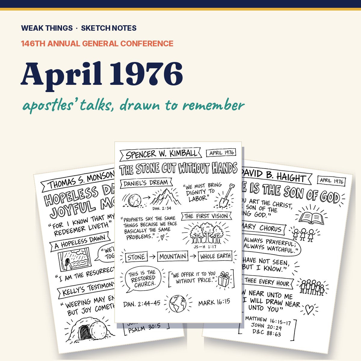 April 1976 General Conference Sketch Notes cover
