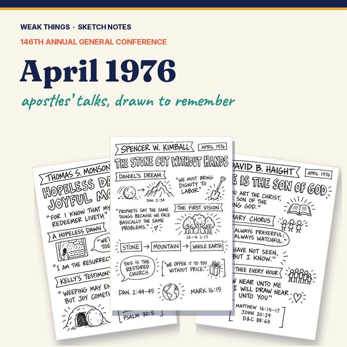 April 1976 General Conference Sketch Notes
