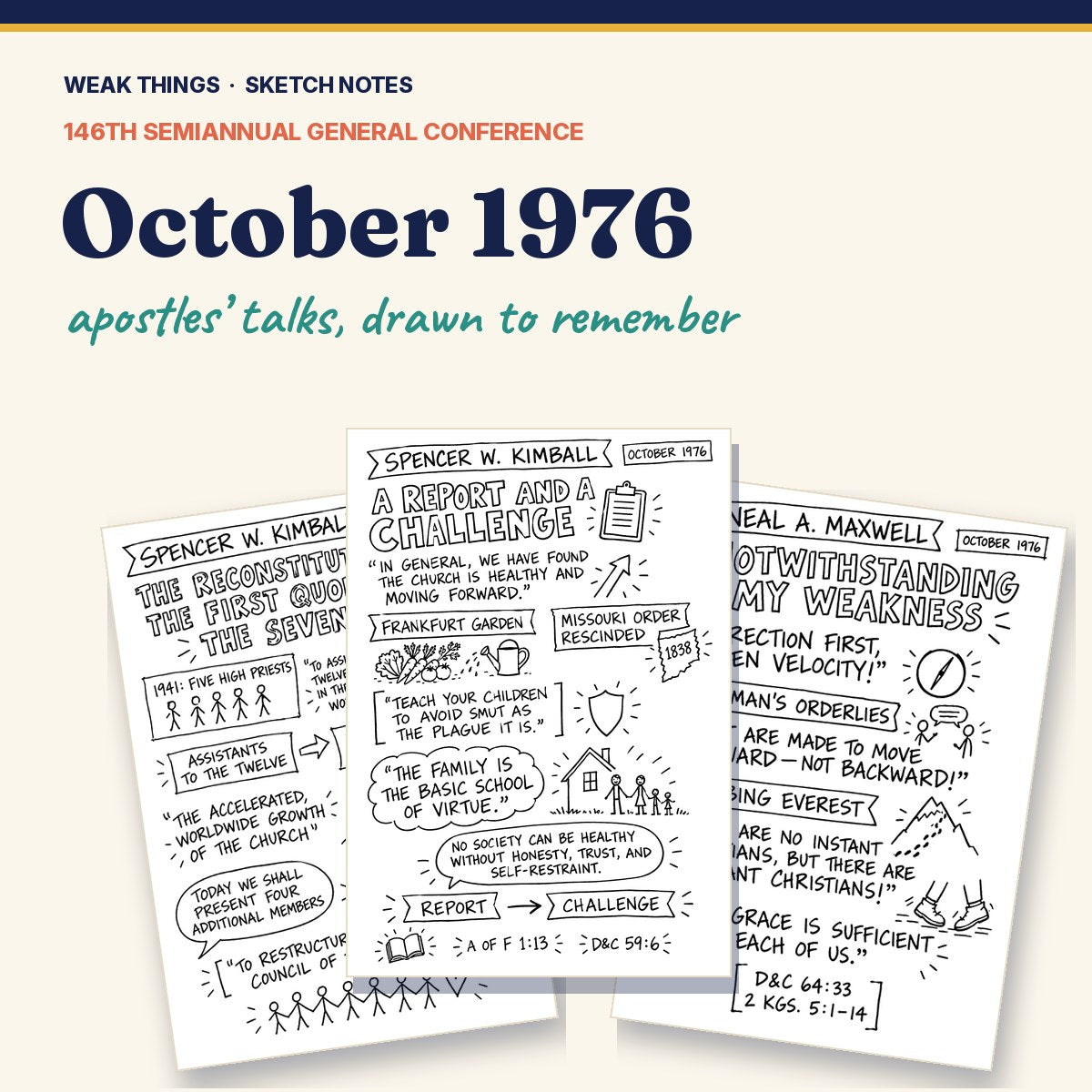 October 1976 General Conference Sketch Notes cover