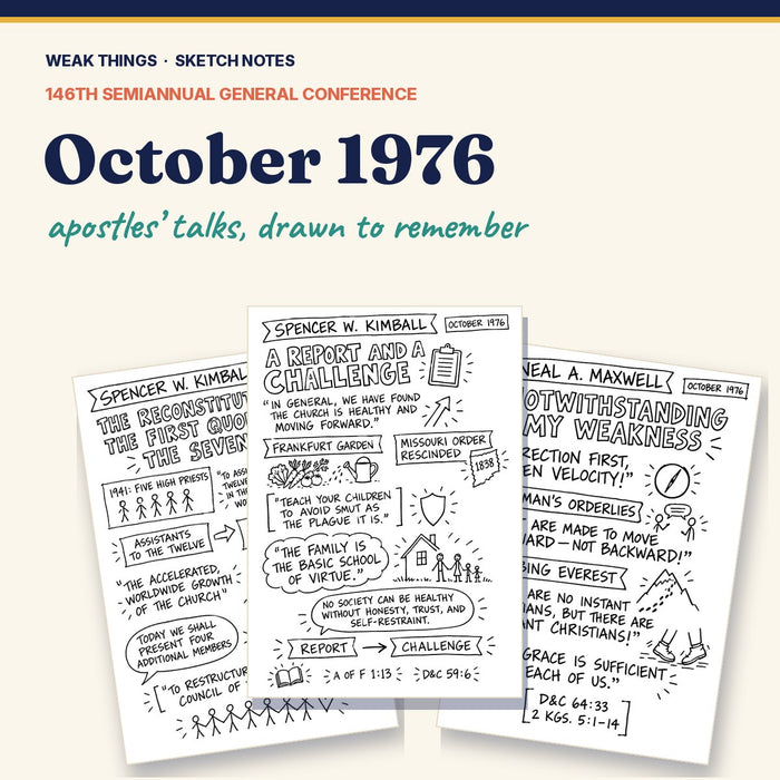October 1976 General Conference Sketch Notes