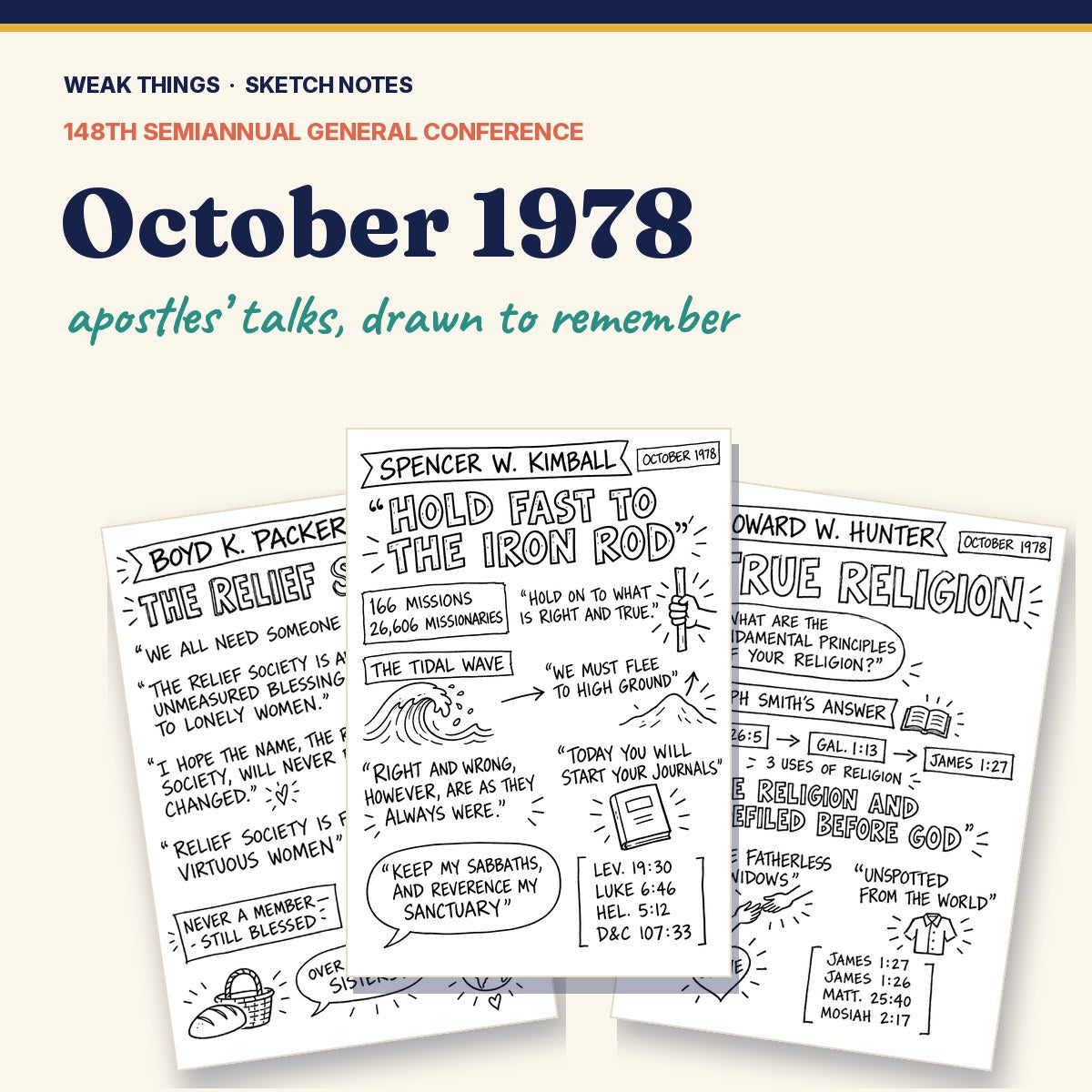 October 1978 General Conference Sketch Notes cover