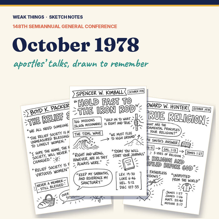 October 1978 General Conference Sketch Notes