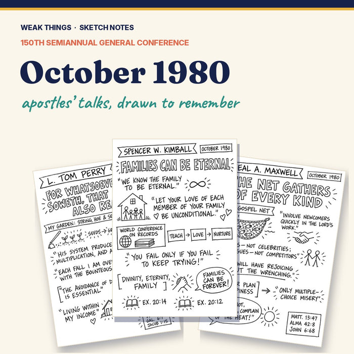 October 1980 General Conference Sketch Notes