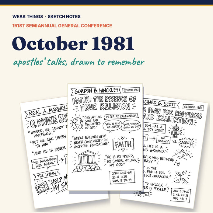 October 1981 General Conference Sketch Notes