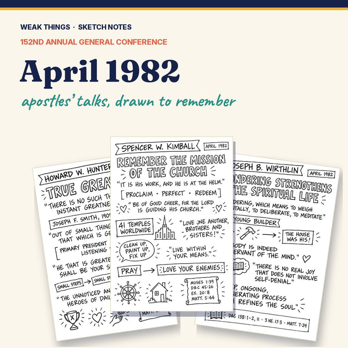 April 1982 General Conference Sketch Notes