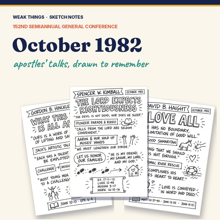October 1982 General Conference Sketch Notes