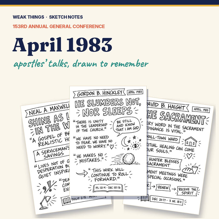 April 1983 General Conference Sketch Notes
