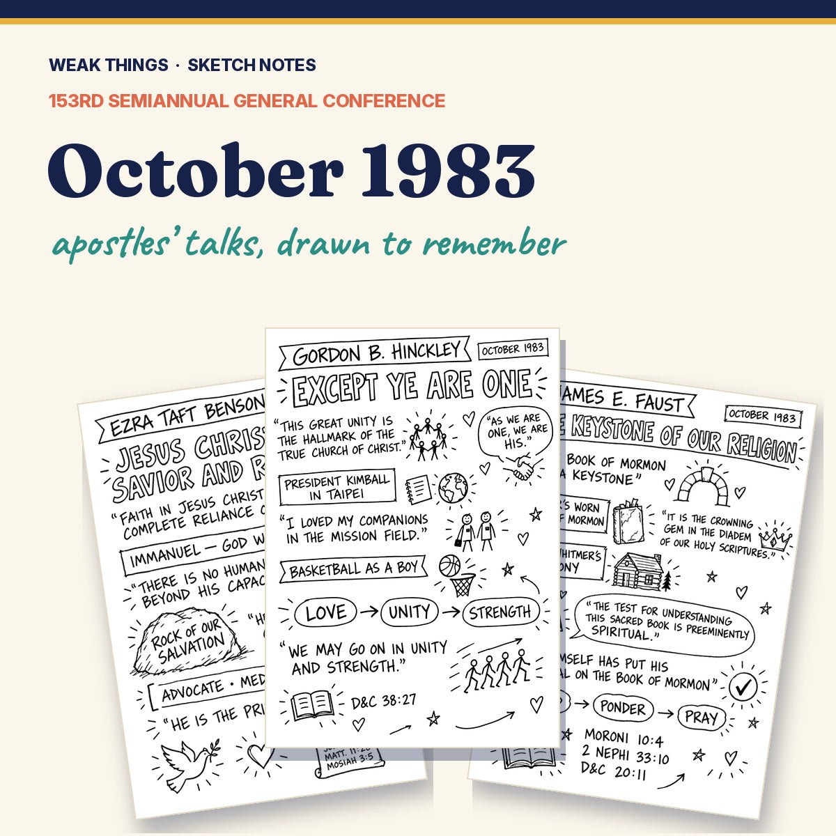 October 1983 General Conference Sketch Notes cover