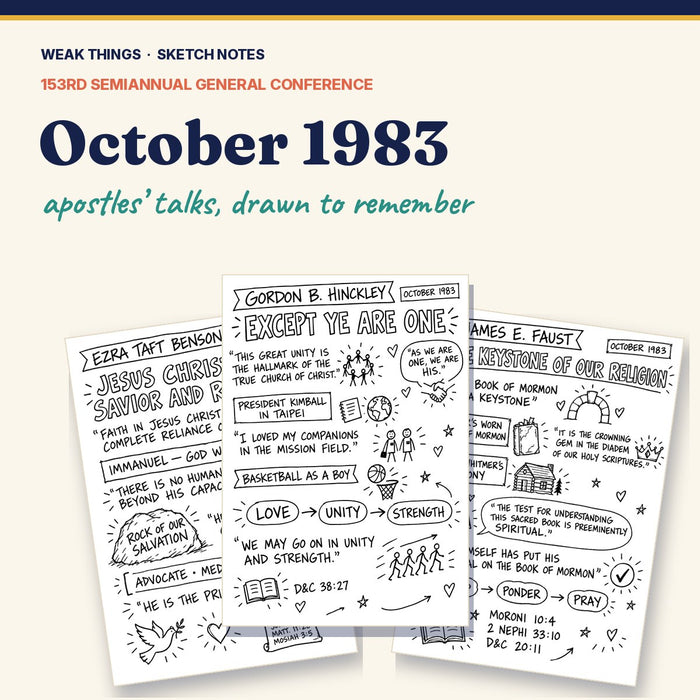 October 1983 General Conference Sketch Notes
