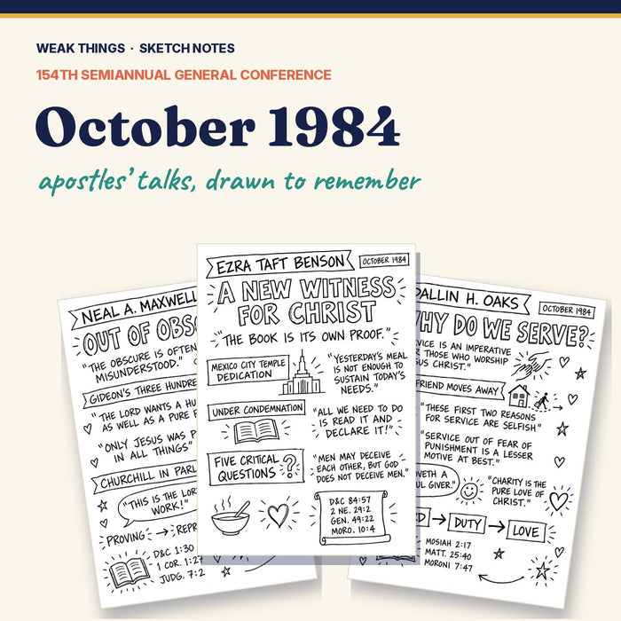 October 1984 General Conference Sketch Notes