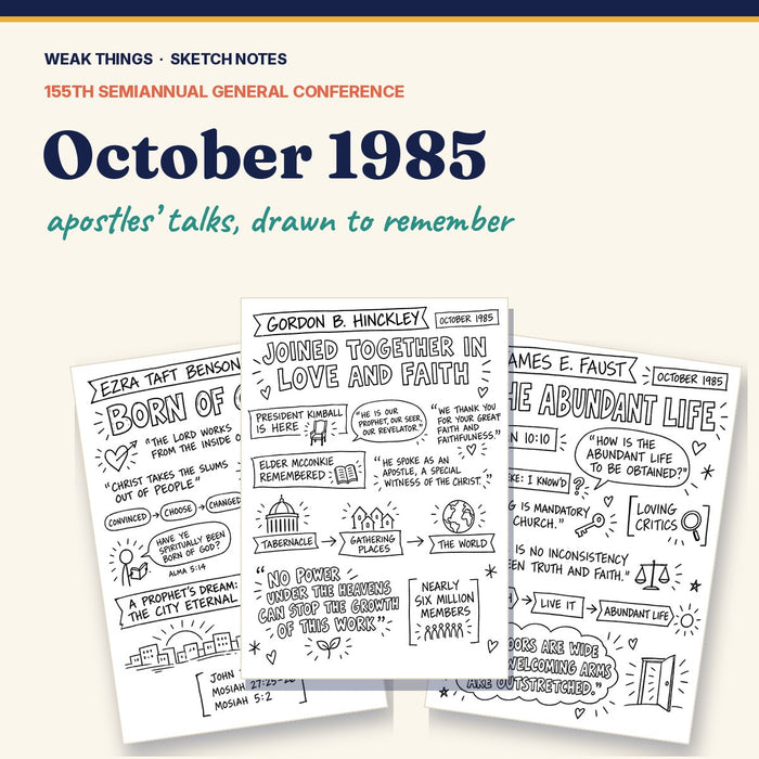 October 1985 General Conference Sketch Notes