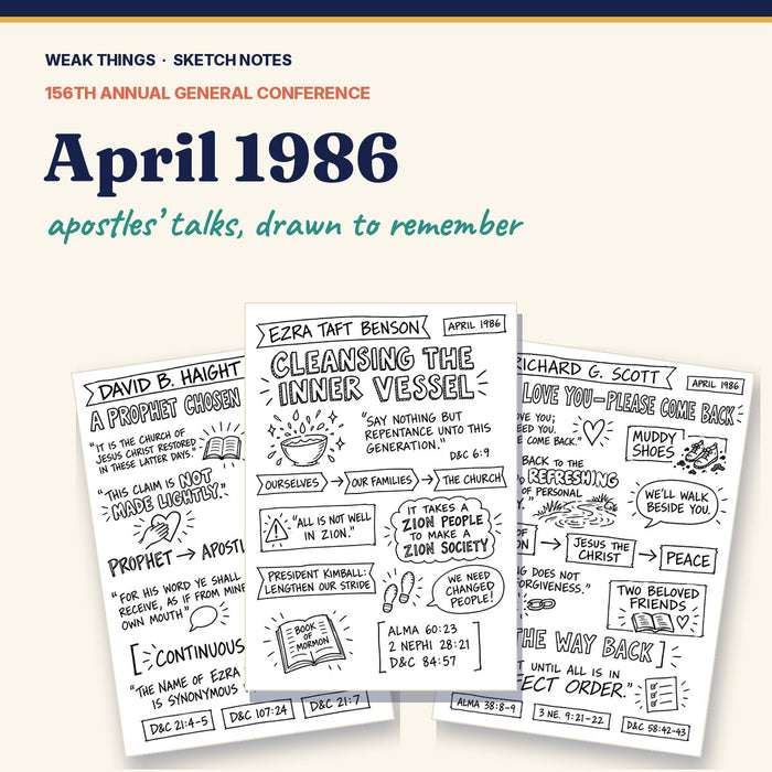 April 1986 General Conference Sketch Notes