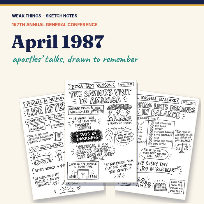April 1987 General Conference Sketch Notes