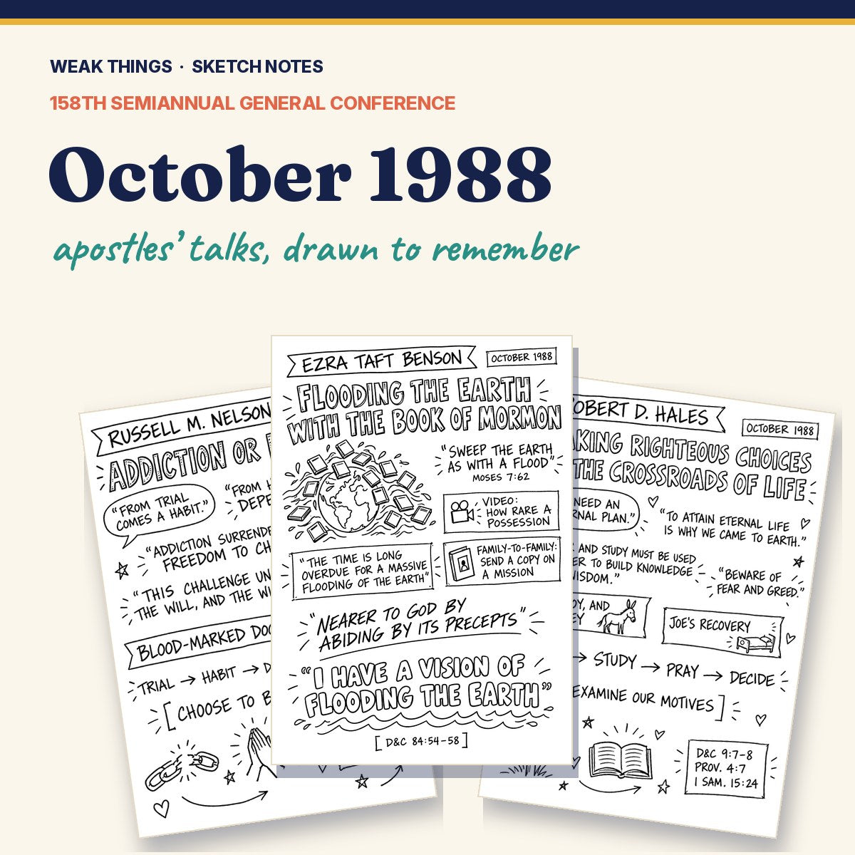 October 1988 General Conference Sketch Notes cover