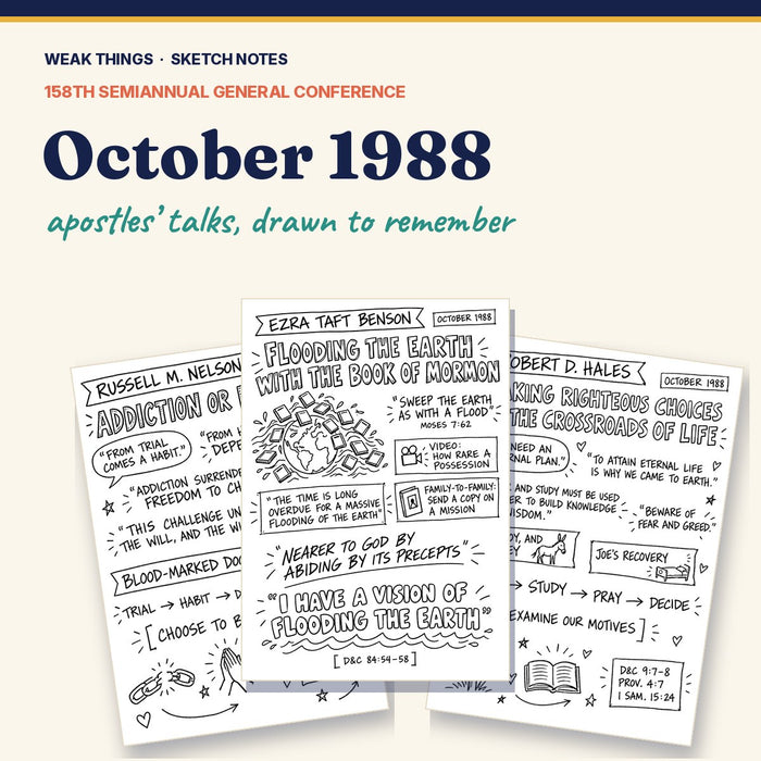 October 1988 General Conference Sketch Notes