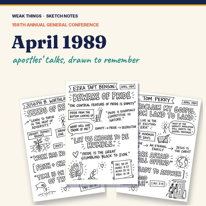 April 1989 General Conference Sketch Notes