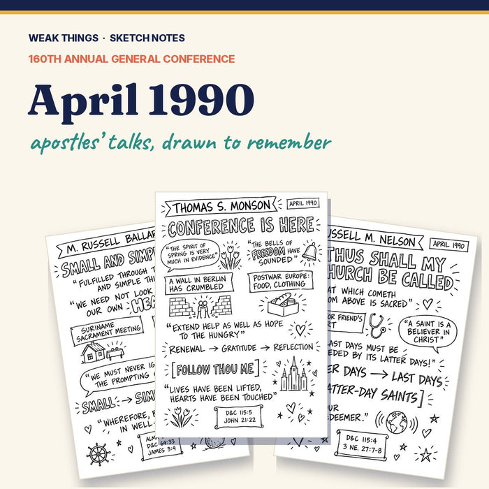 April 1990 General Conference Sketch Notes