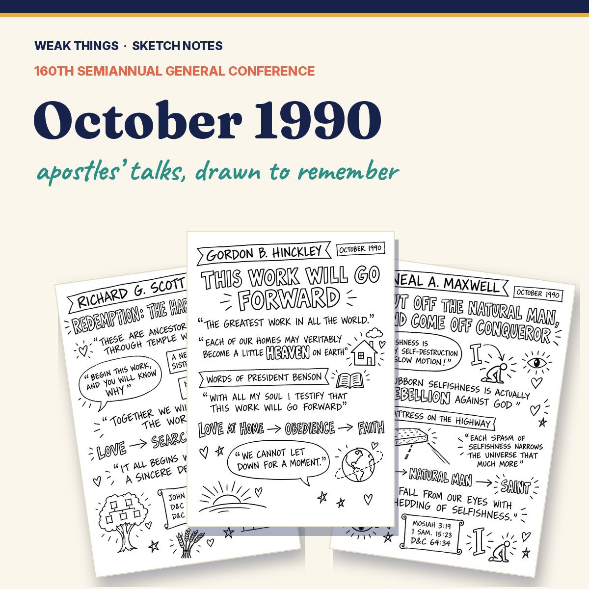 October 1990 General Conference Sketch Notes cover