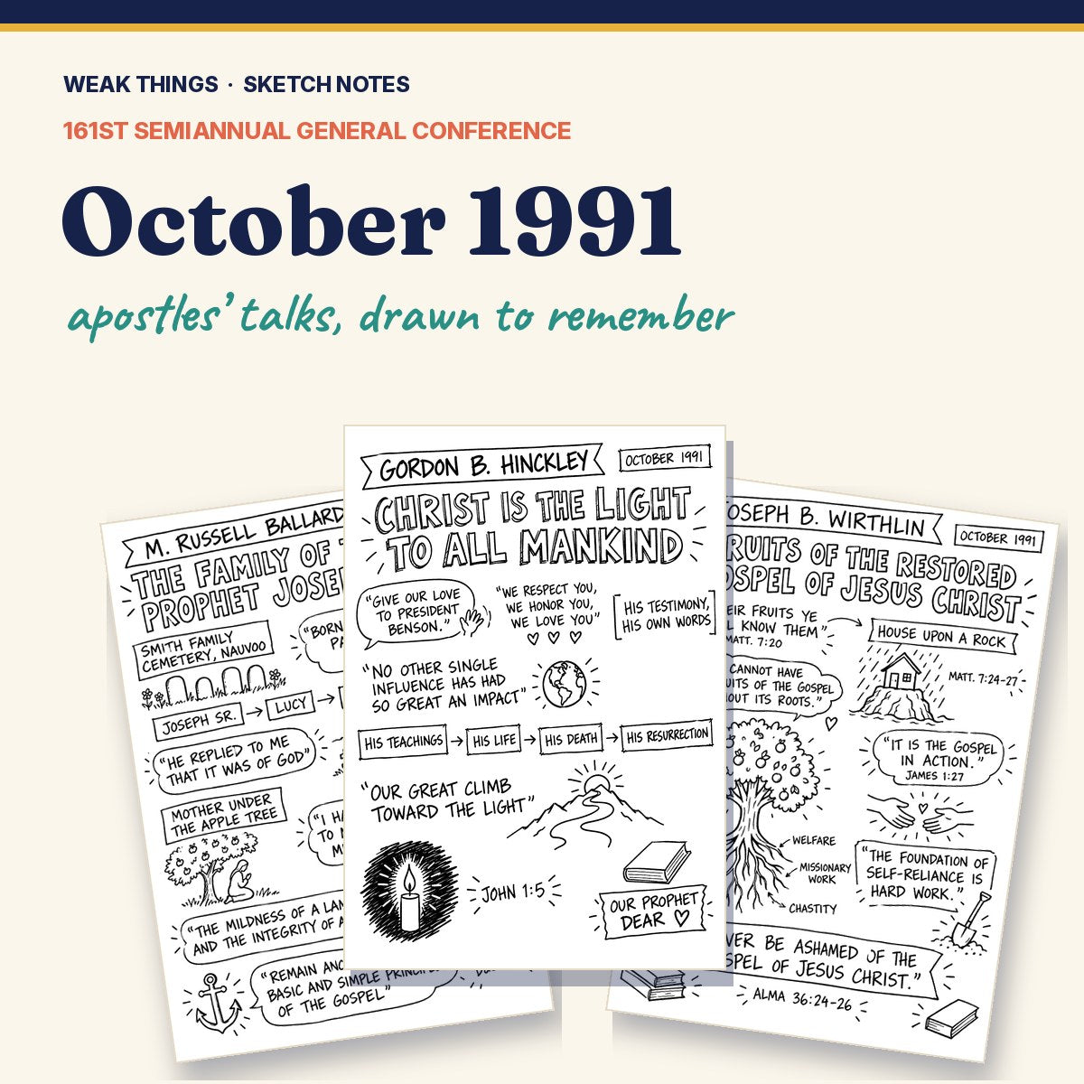 October 1991 General Conference Sketch Notes cover