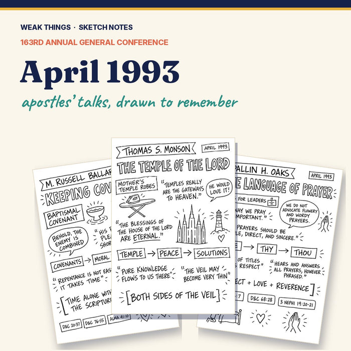 April 1993 General Conference Sketch Notes