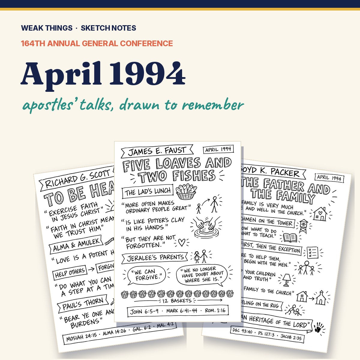 April 1994 General Conference Sketch Notes cover