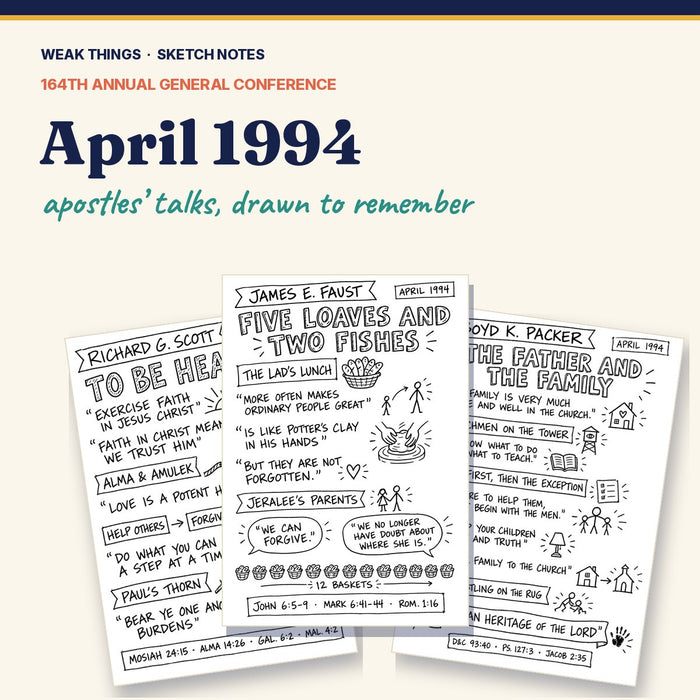 April 1994 General Conference Sketch Notes