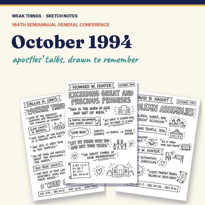 October 1994 General Conference Sketch Notes