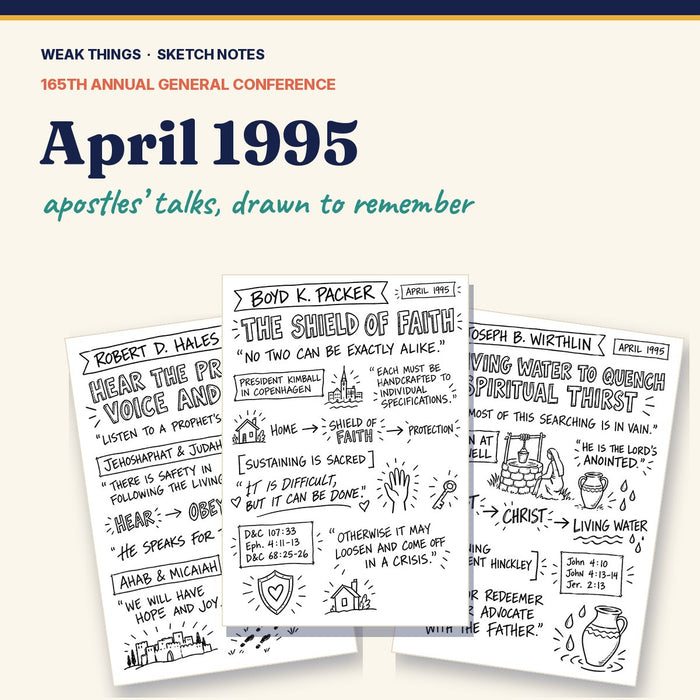 April 1995 General Conference Sketch Notes
