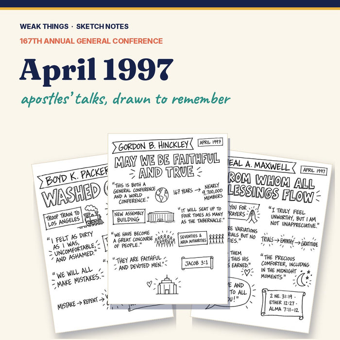 April 1997 General Conference Sketch Notes