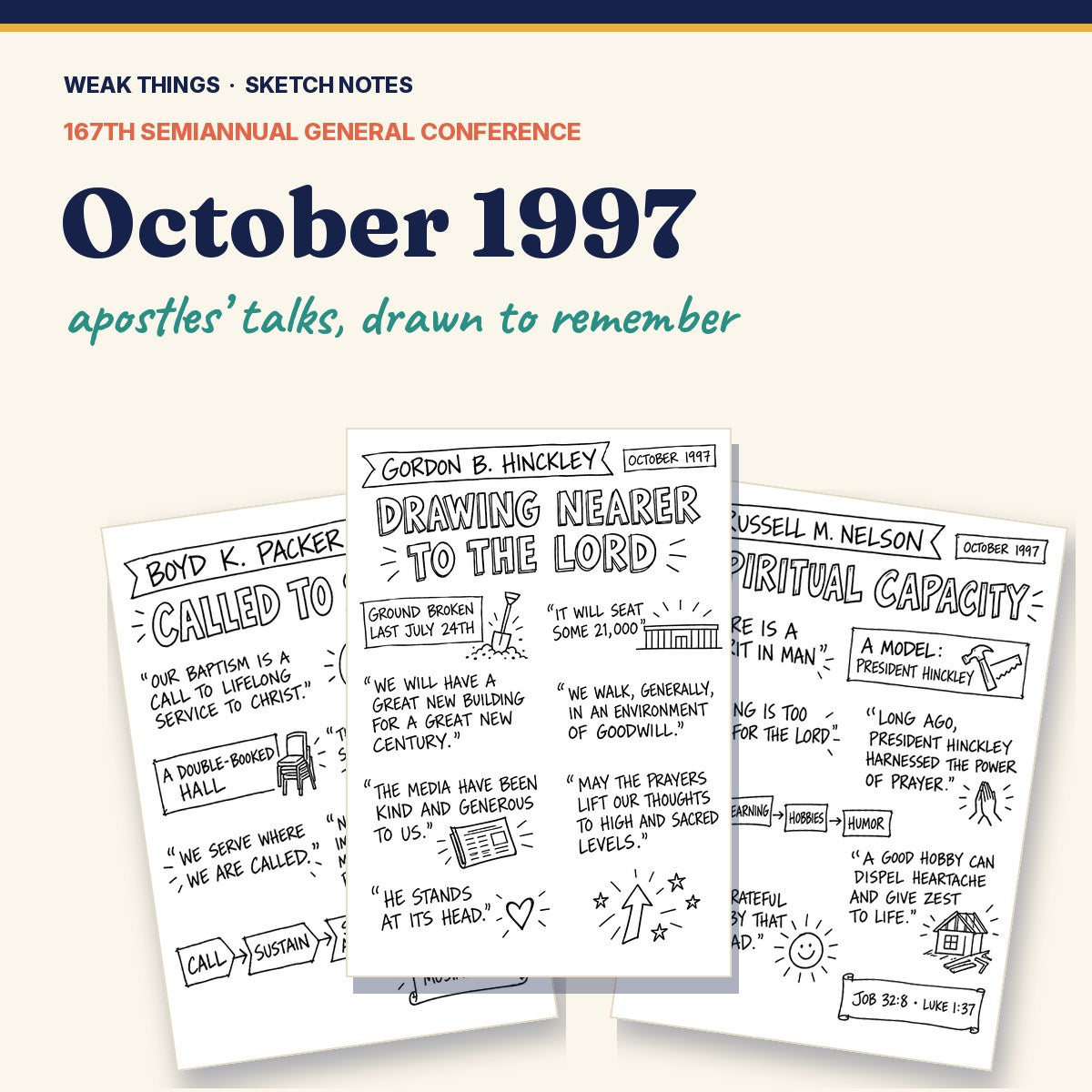October 1997 General Conference Sketch Notes cover