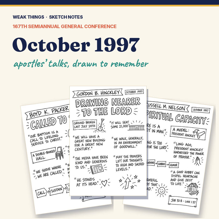 October 1997 General Conference Sketch Notes