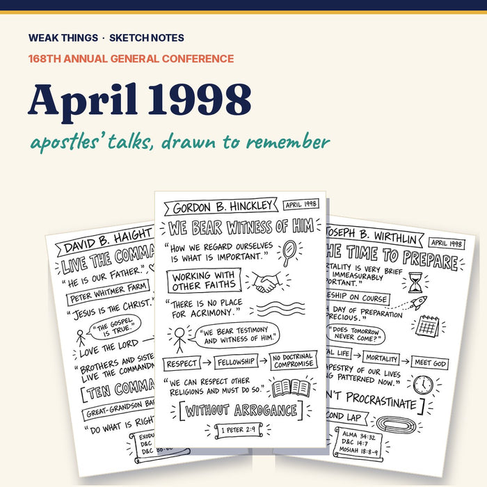 April 1998 General Conference Sketch Notes