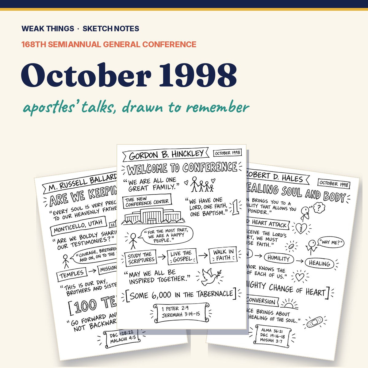 October 1998 General Conference Sketch Notes cover