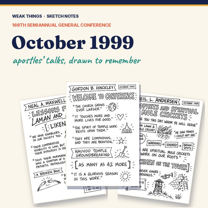 October 1999 General Conference Sketch Notes